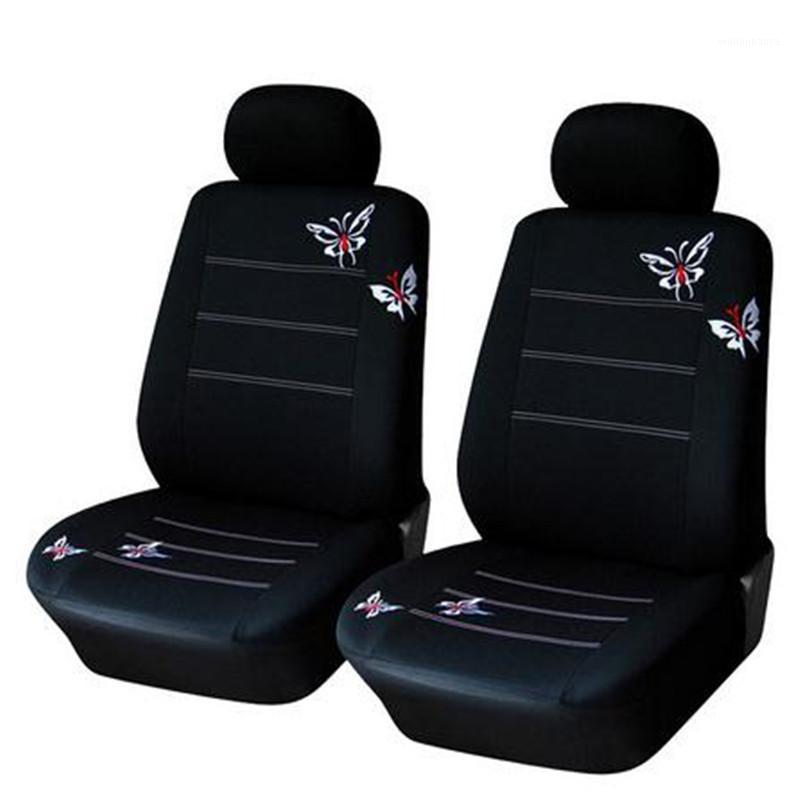 

Universal Car Seat Protector Embroidery Butterfly Styling Cover Cushion Auto Asiento Coche For Women Covers