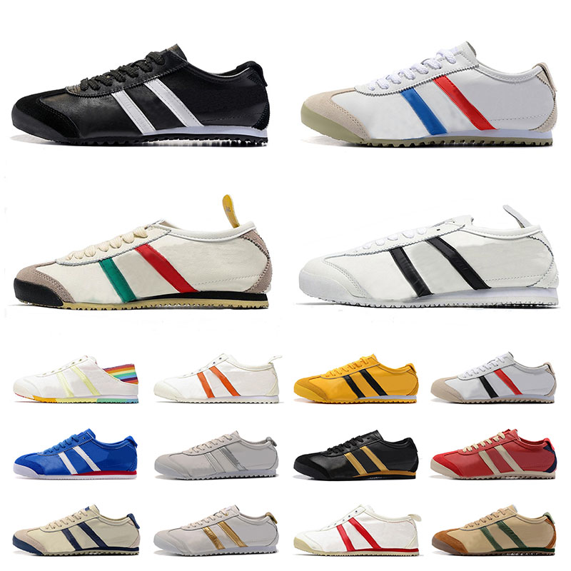 

Onitsuka Tiger Mexico 66 Authentic Fashion Running Shoes Mens Womens Trainers Athletic Black White Red Blue Yellow Green Sports Original Designers Sneakers, A1 36-45