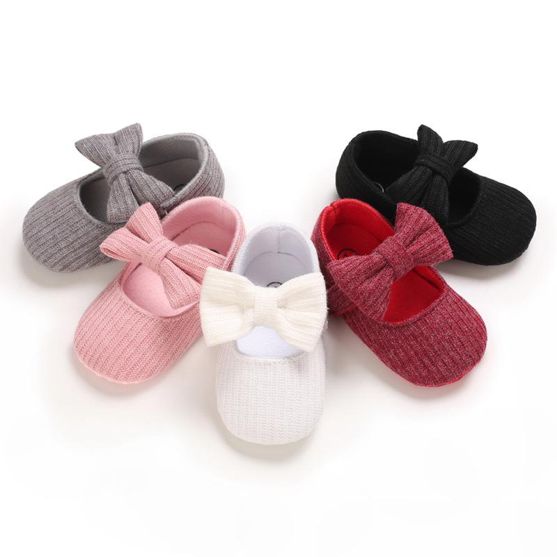

First Walkers Spring Autumn Toddlers Prewalkers Cotton Shoes Baby Girls Retro Infant Soft Bottom 0-18M