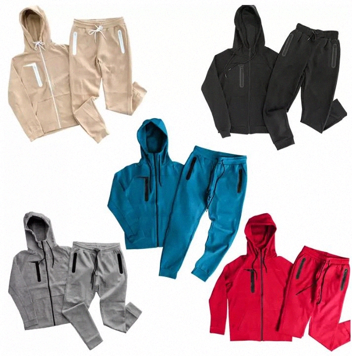 

2022SS men tech fleece tracksuit long sleeve hoodies sportwear sweatshirts pullover hooded mens tracksuits hoodie techfleece pant jogger red black gray blue D4wd#, I need look other product