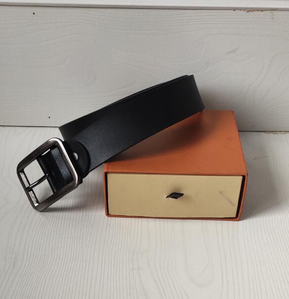 

New Fashion Belt genuine leather Belts Men Belt Women Belt Big Smooth buckle Classical Mens Belts women belts with box