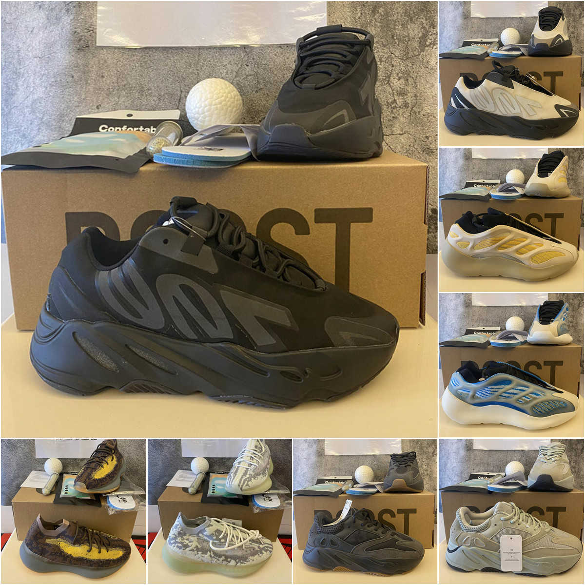 

Top quality 700 v3 380 3 M men women Shoes Running Sneakers Chaussures cream sun Cyan Clay Brown Safflower Static Mauve Inertia mens, A6