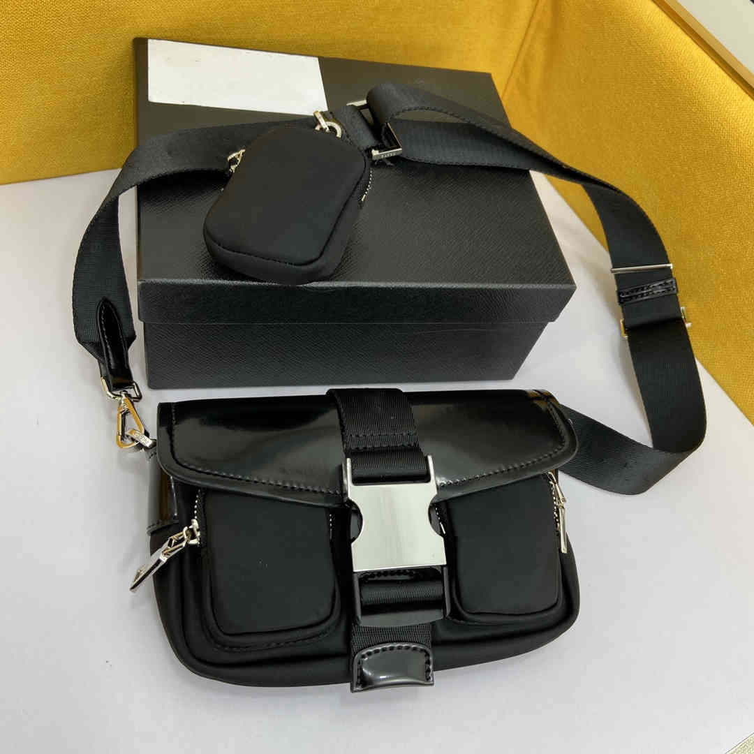 

Luxury designer Crossbody Shoulder Backpack Handbags Tote bag Bags Handbags Wallet Purse Online black nylon and leather large buckle shoulde
