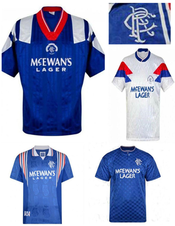 

Soccer JerseyGlasgow Rangers RetroGASCOIGNE LAUDRU 1984 87 /90/ 92/ 93/ 94/ 95 /96 /97/ 99/ 2001/ 02/ 03 /08shigh quality vintage Classic football, Black;yellow