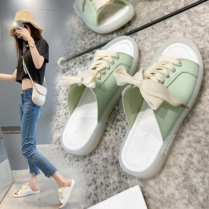 

Fashion Casual Sneakers Flat Heels Slides Women Sandals Comfort Platform Slippers Shoes Summer Size 35-43, Beige