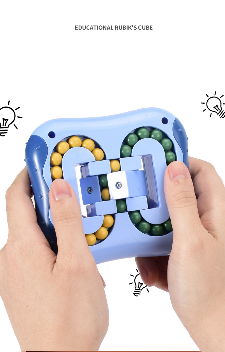 Decompressie speelgoed spinning magische bean intelligentie vingertop disk vinger top