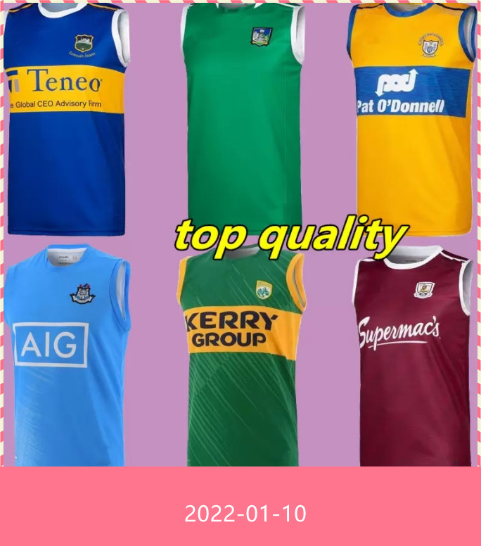 

2021 2022 Limerick Dublin GAA Vest Home Jerseys 21 22 TIPPERARY SINGLET TRAINING RUGBY JERSEY size S--3XL