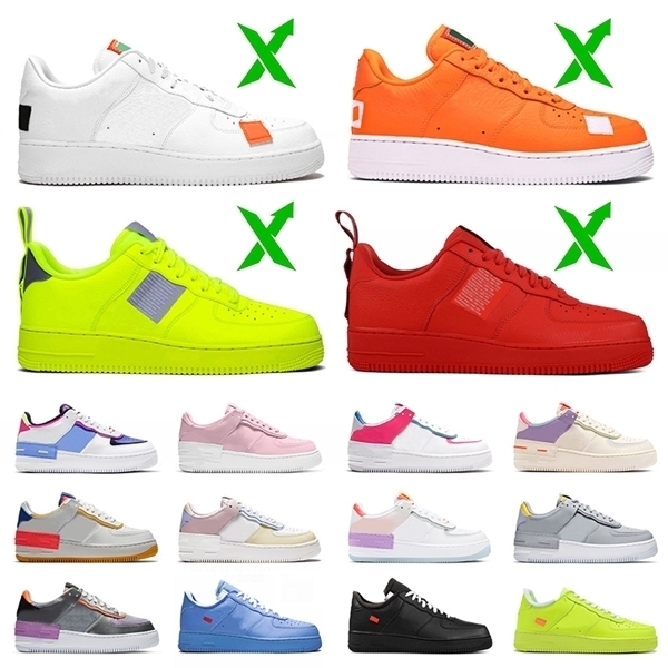 

New Quality 1 Women Mens Air Running Shoes Air\\\\rForce forces Utility white Black Volt Red OFF MCA Blue Shadow Platform Sneakers Trainers