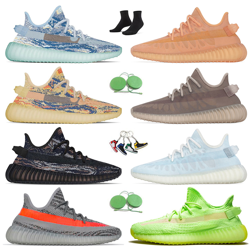 

Yeezy Boost 350 V2 MX Blue Oat Rock Running Shoes Mono Ice Black Clay Women Mens Trainers Yeezys Adds Kanye West Beluga Reflective Cloud Whi