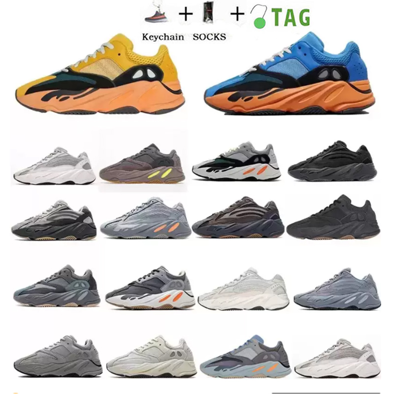 

700 men women Running shoes sneakers V3 MNVN Azareth Azael Alvah Static Vanta Utility Black Mauve Clay Brown Faded Azure Salt Sun Cream 700s mens trainers sports shoes