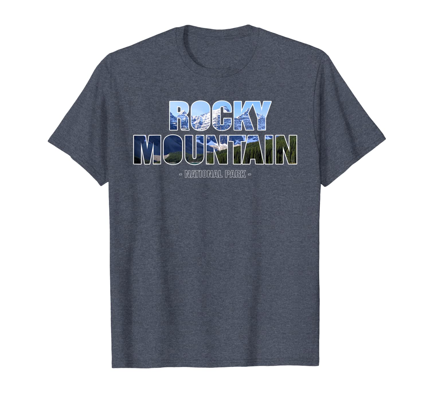 

rocky mountain national park t-shirt hiking camping gift, White;black
