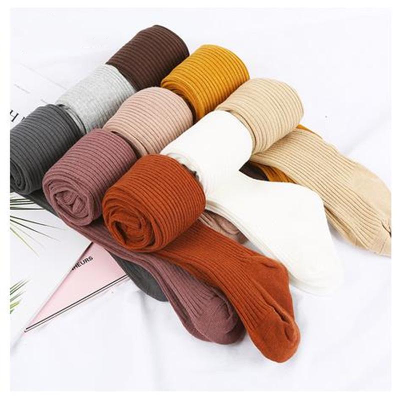 

Leggings & Tights Baby Knitted Cotton Nowborn Girls Autumn Stripe Ribbed Stockings Winter Warm Pantyhose Solid Candy Color, Blue