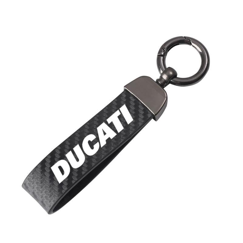 

Keychains Carbon Fiber Motorcycle Key Chain Ring For Ducati 796 795 821 Monster 696 400 Diavel Multistrada Accessories