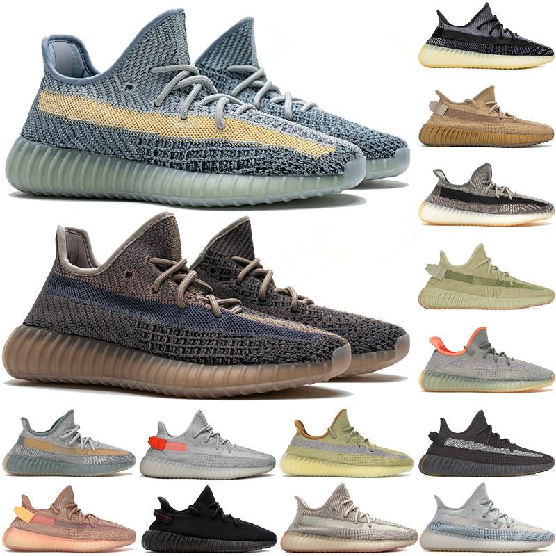 

2021 Top Quality Ash Stone Blue Pearl Men Running Shoes Fade Carbon Natural Earth Cinder Reflective Mens Trainers Women Sneakers Sports, More style payment