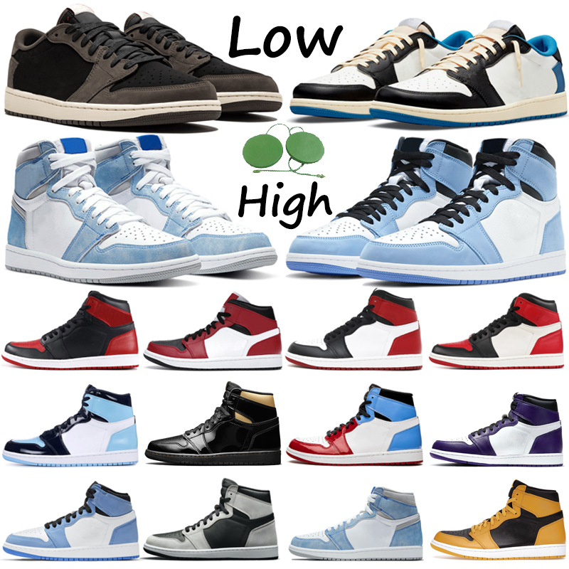 

1s Fragment Low jumpman basketball shoes high OG 1 men Hyper Royal University Blue Purple Pulse UNC mens womens trainers outdoor sports sneakers, 1s 5.5-12 game royal