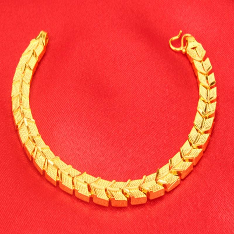 

Link, Chain Fashion Jewelry Yellow Gold Filled Womens Pretty Bracelet