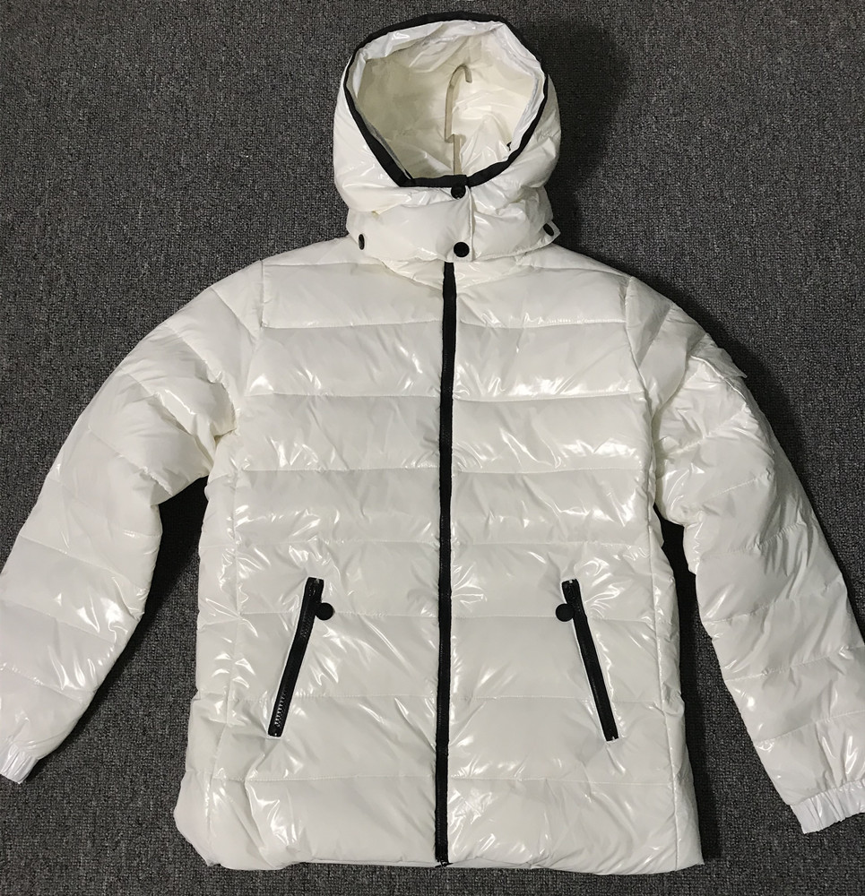 

Womens down jacket Winter parkas Thin Coats Top Quality Women Casual Outdoor Feather Outwear high grade Windproof and warm Detachable hat Outerwear Puffer jackets, No.1-white