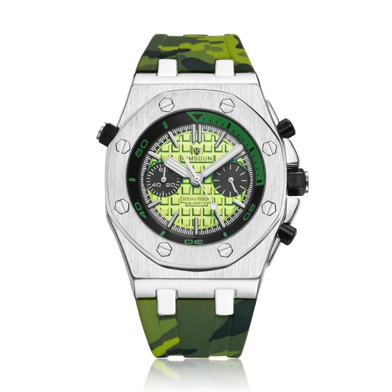 

Wristwatches KIMSDUN Luxury Automatic Mechanical Men Watches Montre Homme 3ATM Waterproof Sports Relojes All Subdials Work Clock, Yellow