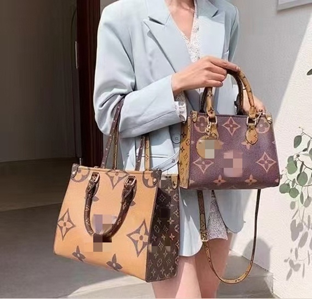 

Vintage LV Louis Vitton Wallets Onthego Totes Luxurys Designers Crossbody Shopping Bags Handbags Purses Women Fashion Vutton Shoulde, Red;black