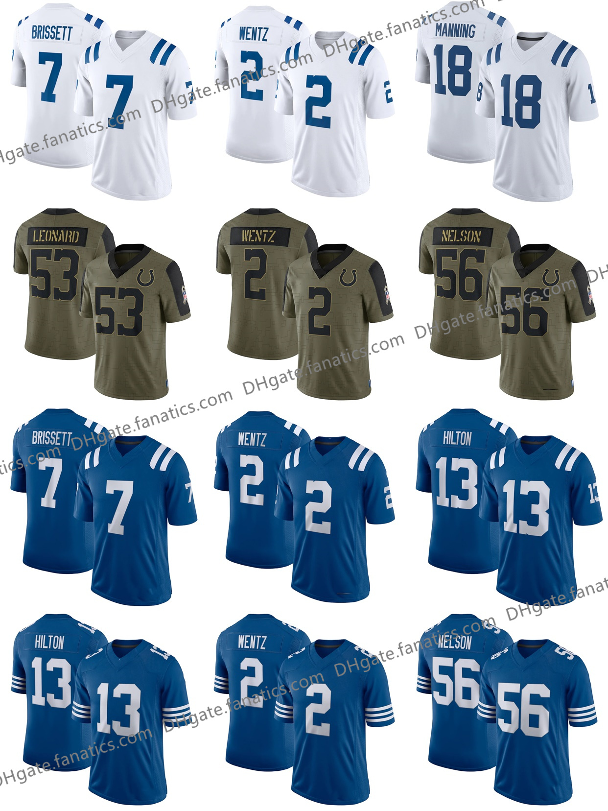 

Carson Wentz Jonathan Taylor Football Limited Darius Leonard Michael Pittman Jr. Philip Rivers Quenton Nelson Kwity Paye Peyton Manning Edgerrin James Jerseys, Womens as photo