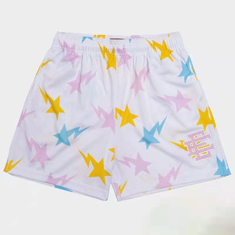 

Men's Shorts Eric Emanuel EE Basic Fitness Fast Dry Breathable Sports Fashion Basketball Jogging Mesh Asian size, Yellow