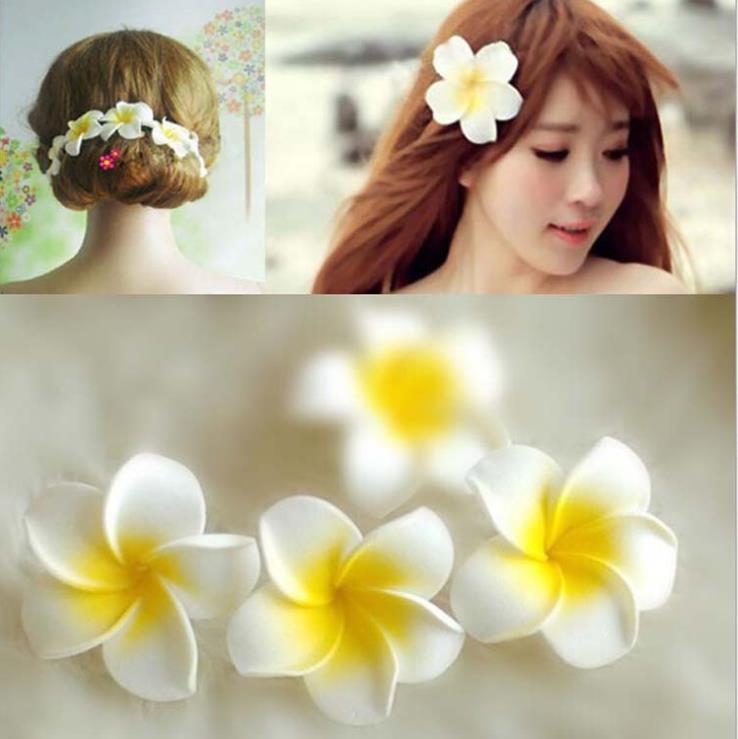 

Clips & Jewelry Jewelryclips Barrettes Hair Clip 50Pclot Nuolux Womens Girls Hawaiian Plumeria Foam Flower Diy Headwear Pe Frangipani Hairpi
