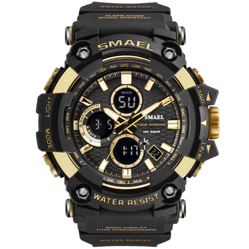 

SMAEL new product 1802 sport water ristant electronic wrist watch, Green