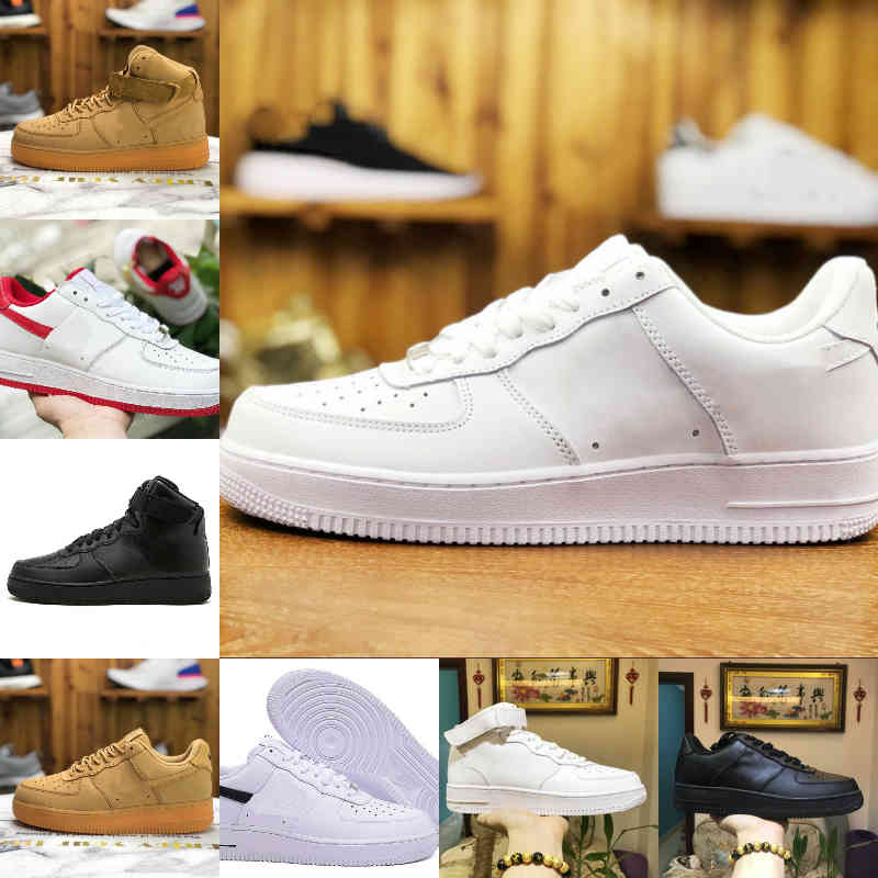 

Wholesale 2021 New Designers Outdoor Men Low Skateboard Shoes Cheap One Unisex 1 Knit Euro High Women All White Black Sports Shoes V6s1