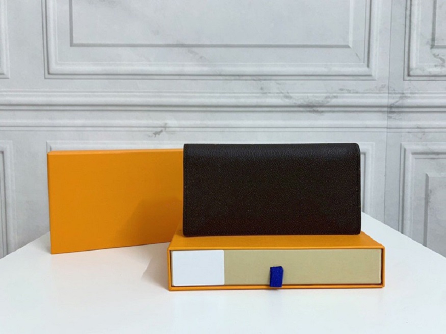 

Original High Quality Luxurys Designers Wallets Purse Fashion Monogrames Embossing Brazza Wallet Classic Pallas Bag Card Holder Purses, M62665#monogrames