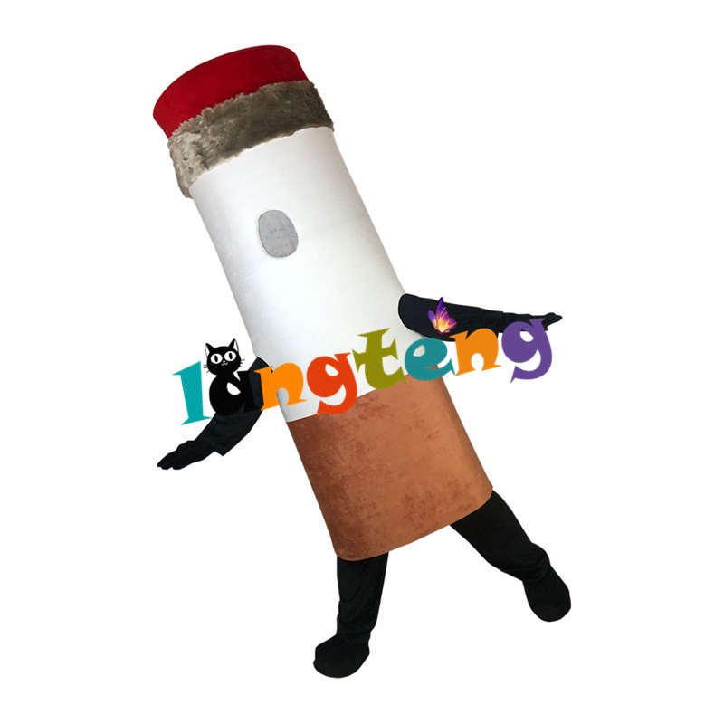 Mascotte Costumes1062 Taille Adulte Déguisement Déguisement Pas de Fumer Cigarette Fumée Mascotte Costume Thème Mascotte Carnaval