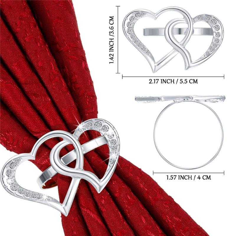 

Set Of 8 Napkin Rings For Dinner Parties Weddings Receptions Family Gatherings
