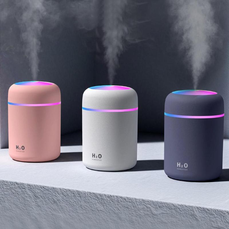 

Car Air Freshener Colorful Humidifier Atmosphere Light USB Atomizer Office Desk Cleaning Sprayer