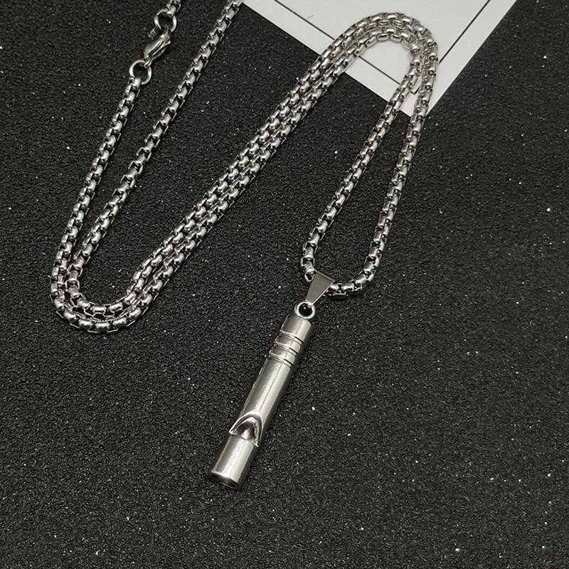 

Pendant Necklaces Street Hipster Bouncy Open Bottle Whistle Blowable Pendants For Men And Women Hip Hop Necklace Clothing Accessories