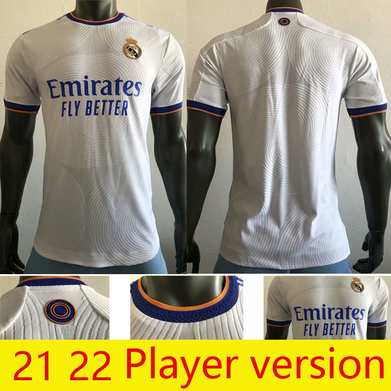 

Player version 2021 2022 Real Madrid soccer Jerseys home men female camiseta SERGIO RAMOS BENZEMA ASENSIO VALVERDE women maillot HAZARD VINI, Black;yellow