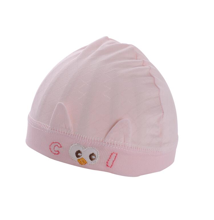 

Newborn baby hat spring summer thin Baby Hat 0-3 months 34-44cm, Pink