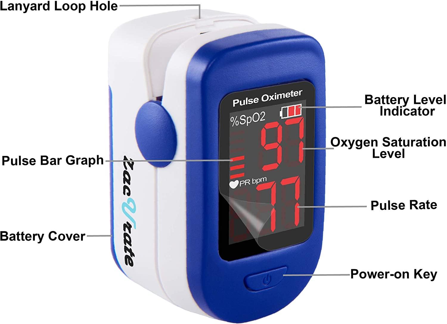 500BL Fingertip Pulse Oximeter and 500C Elite Bundle LK87 DHL-image-699639635