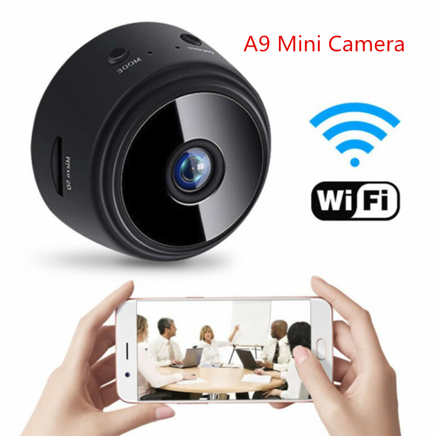 

A9 Security Camera HD 1080P WiFi IP Camera Wireless Mini Home Safety Surveillance Micro Small Cam Remote Monitor Phone OS Android App