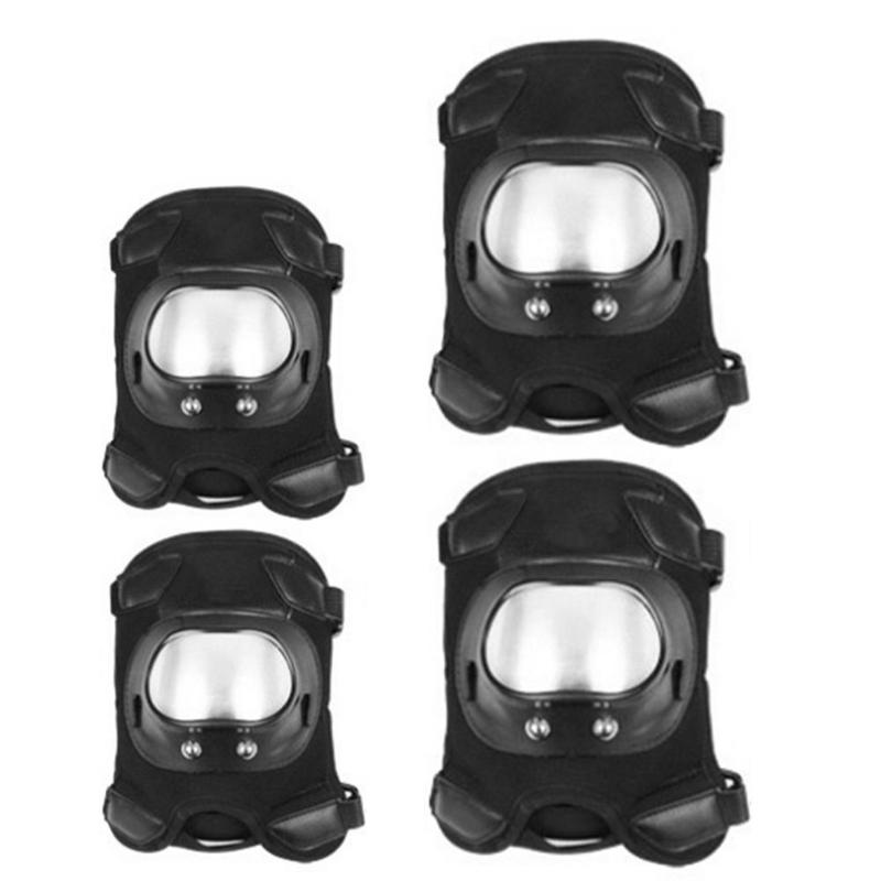 

Motorcycle Armor Adult Knee Pads Elbow Wrist Guards Protective Gear Set For Multi Sports Skateboarding Inline Roller Skating Cycling Scooter