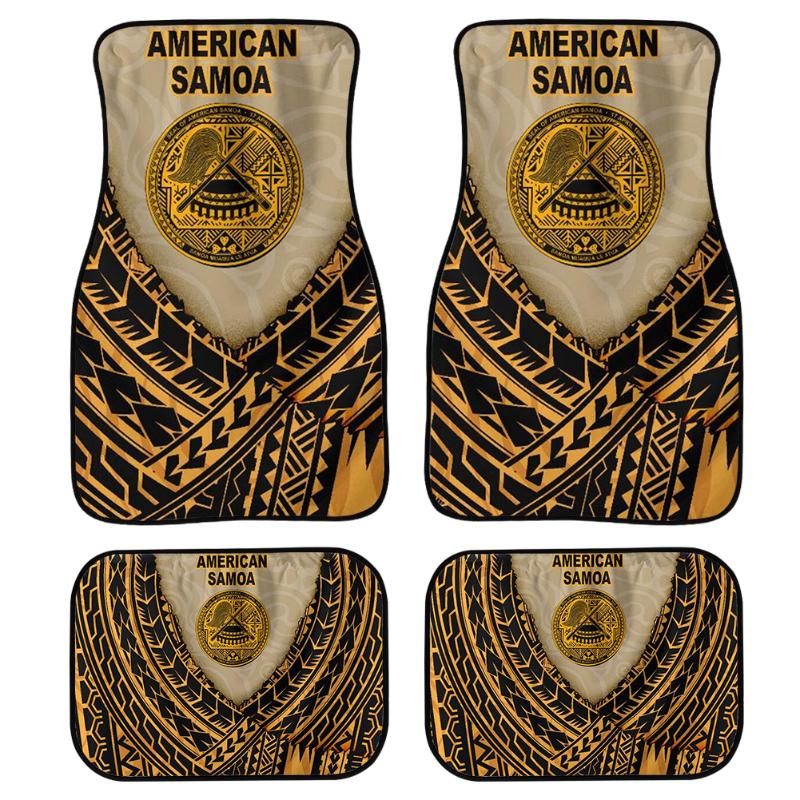 

American Samoa Print Floor Mat Polynesian Tribe Style For Cars 4pcs/Set Custom Car Mats Stylish Truck Doormat Carpets