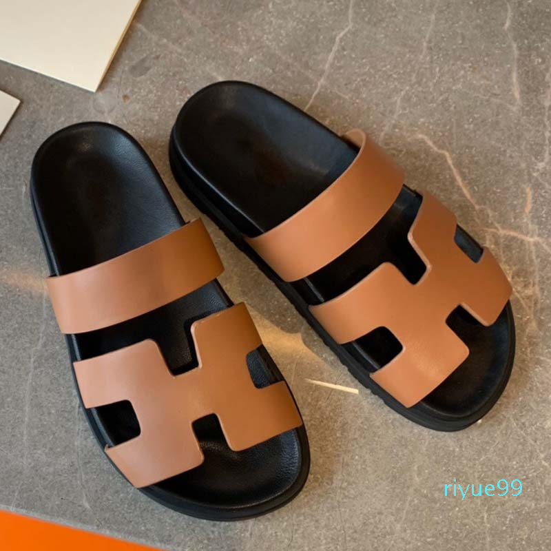 

summer womens luxury designers Sandals slipper simple platform beach slides Women shoe Novelty slippers slide casual sanda Fashion Genuine L, Grey