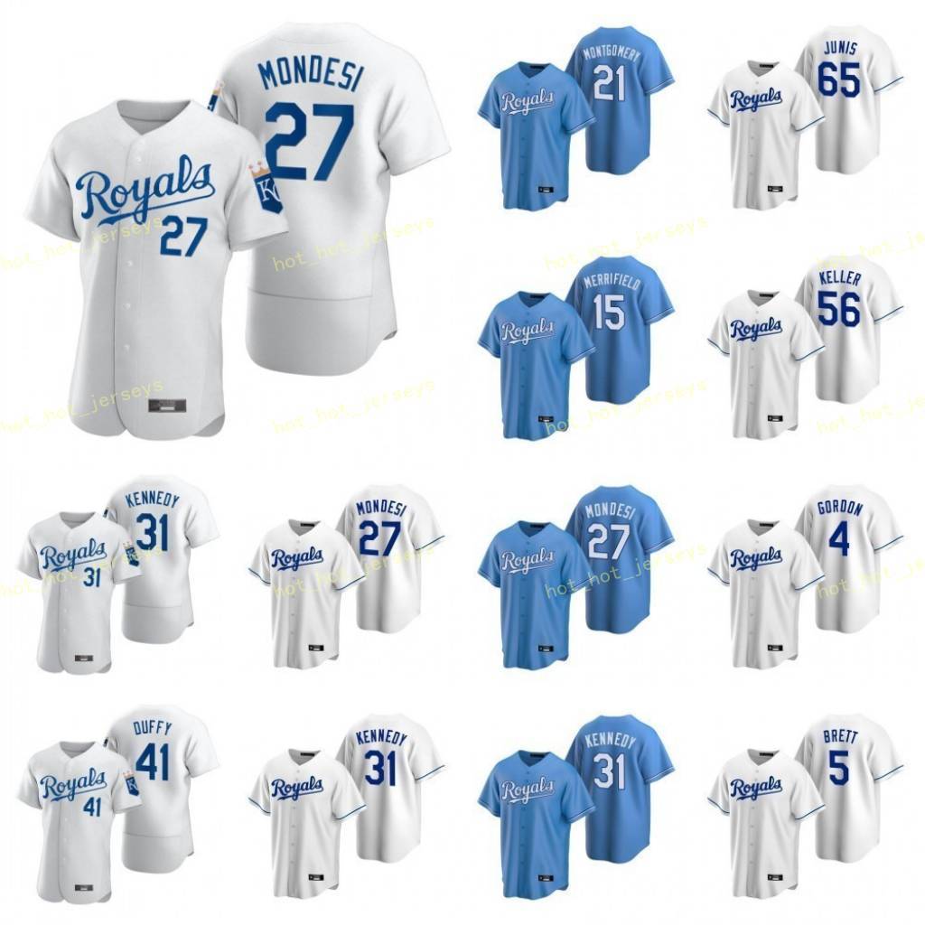 

Lopez Nicky 8 Baseball Jersey Lovelady Richard 55 Merrifield Whit 15 Minor Mike 23 Mondesi Adalberto 27 Custom Men Kids Women Stitch, Blue;black