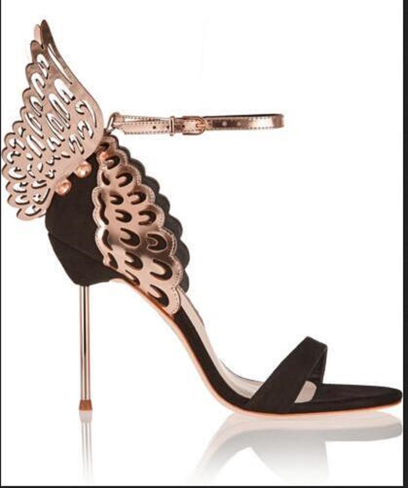

Sophia Webster Sandals women shoes Genuine Leather Pumps Butterfly High Heel Sandals For Women Sexy Stiletto Shoes