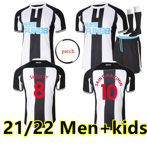 

21 22 Newcastle Soccer Jersey RITCHIE SAINT-MAXIMIN JOELINTON YEDLIN SHIRTS men +kids kit JOELINTO LASCELLES SHELVEY FOOTBALL, 21/22 home