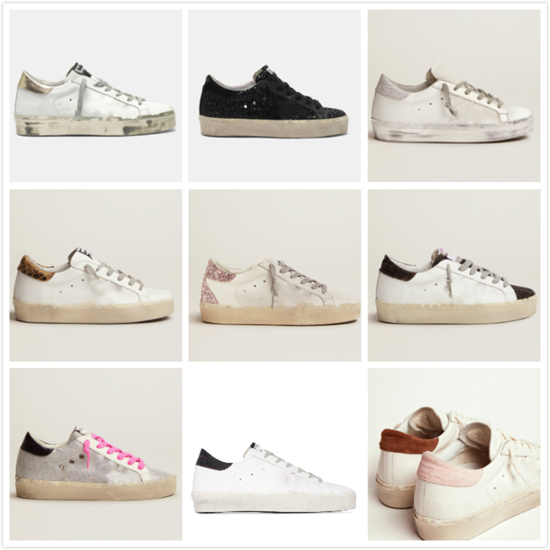 

Hi Star Sneakers Designer Women Casual Shoes platform sole Shoe Designer Double height and iconic Classic White Do-old Dirty, Star1 light green star