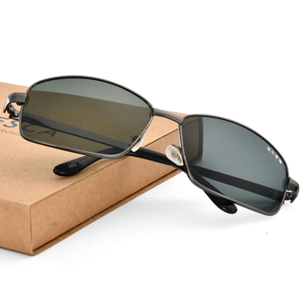 

New sunshade reinforced glass wear resistant Sunglasses comfortable driver driving glasses, Silver