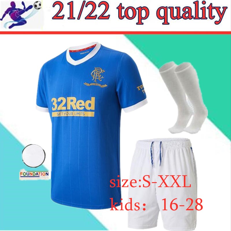 

Men +kids kit 21 22 Rangers 150th Anniversary Soccer Jersey 2021 2022 home Glasgow TRAINING CHAMPIONS DEFOE HAGI BARKER MORELOS TAVERNIER go, Black;yellow
