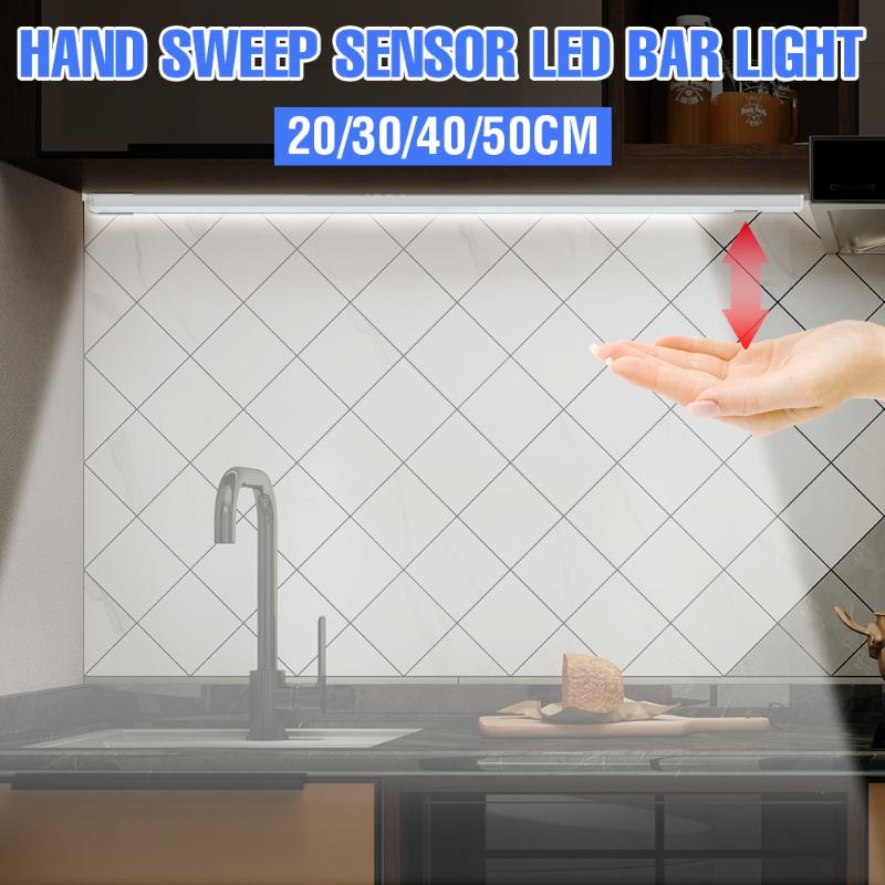 

Motion Sensing Light Bar USB Under Cabinet Lamp 20 30 40 50CM Hand Sweep Sensor Lights LED TV Backlight Night Ampoule