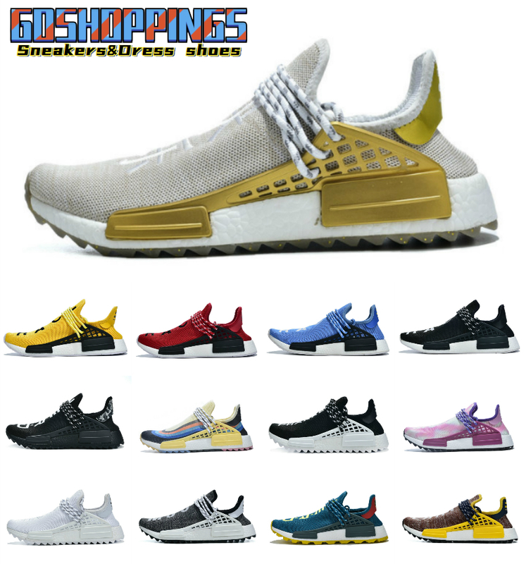 

2021 Cheap NMD Pharrell Williams Solar Pack Mother BBC Black Yellow Mens Womens Human Race Running Shoes Pale Nude Nerd Cream Sneakers, A-e034