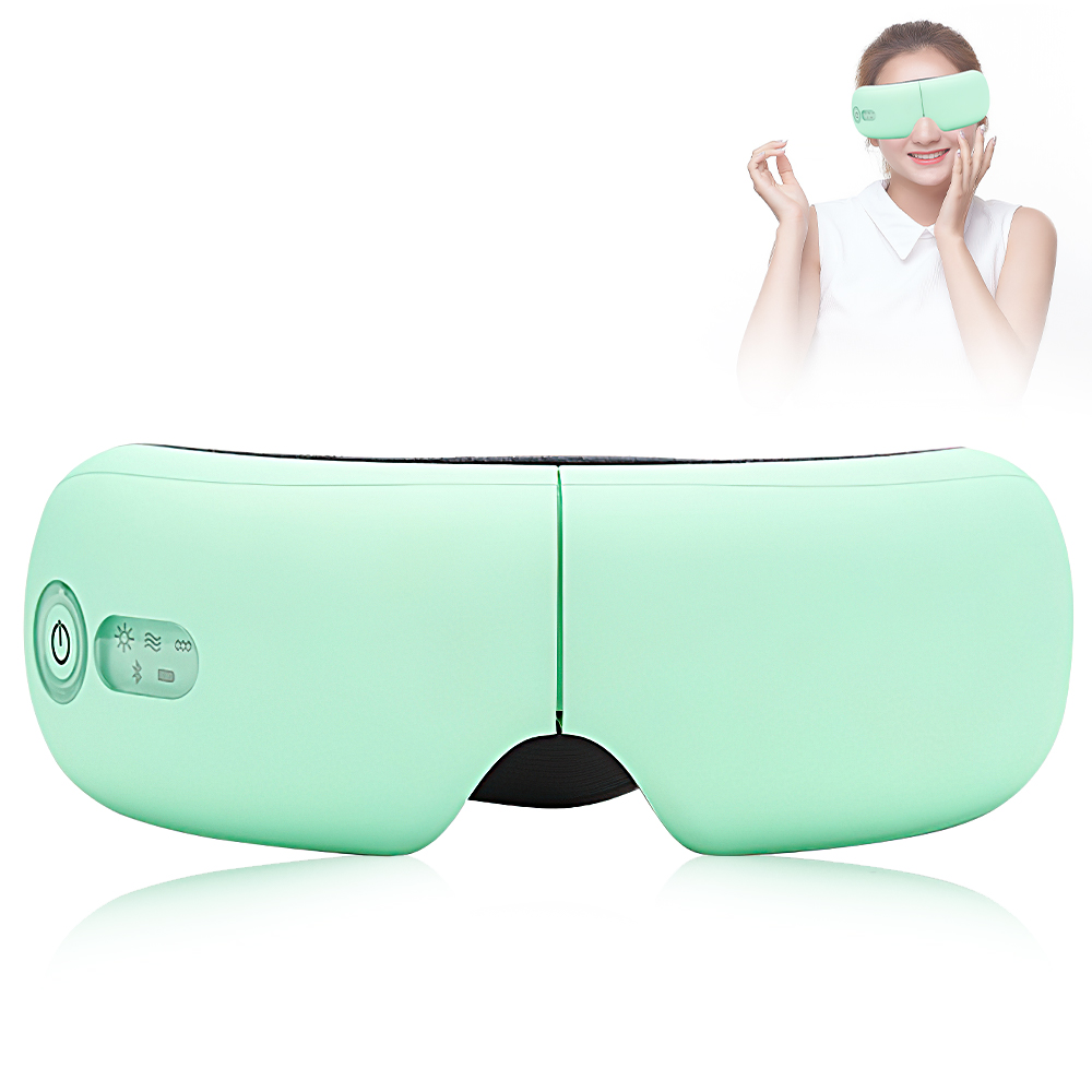 

Smart Airbag Vibration Eye Massager Eye Care Instrument Hot Compress port Bluetooth Eye Fatigue Massage Glasses