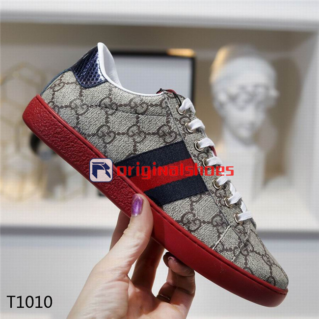

High Quality Guccie Casual Shoes With Box Ace Bee GG guccy shoe tiger star snake black white luxury designer italy brand leather sneakers re